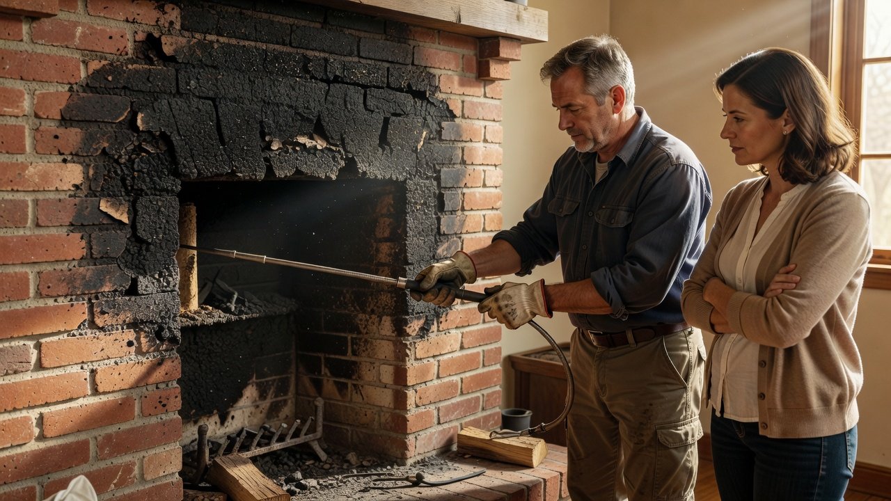 What That Black Buildup in Your Flue Is Actually Telling You